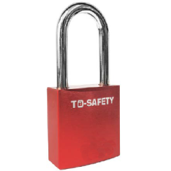 CANDADO DE BLOQUEO DE ALUMINIO ARCO DE ACERO 38MM SERIE 413-KA (LLAVE IGUALADA) ROJO