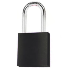 CANDADO DE BLOQUEO DE ALUMINIO ARCO DE ACERO 38MM SERIE 413-KD (LLAVE DIFERENTE) NEGRO