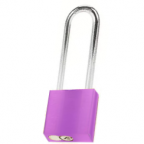 CANDADO DE BLOQUEO DE ALUMINIO ARCO DE ACERO 75MM SERIE 414-KA (LLAVE IGUALADA) MORADO