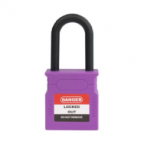 CANDADO DE BLOQUEO DIELCTRICO ARCO PLASTICO 38MM SERIE 316-KA (LLAVE IGUALADA) MORADO