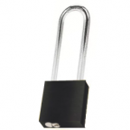 CANDADO DE BLOQUEO DE ALUMINIO ARCO DE ACERO 75MM SERIE 414-KD (LLAVE DIFERENTE) NEGRO