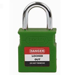 Candado Bloqueo Dielctrico WCP Verde (Arco Acero)