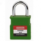 Candado Bloqueo Dielctrico WCP Verde (Arco Acero)