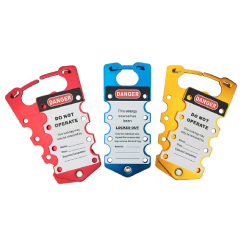 PINZA CON ETIQUETA DE BLOQUEO ALUMINIO 76189 mm TS-807
