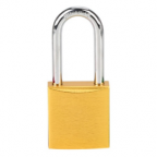 CANDADO DE BLOQUEO DE ALUMINIO ARCO DE ACERO 38MM SERIE 413-KD (LLAVE DIFERENTE) AMARILLO